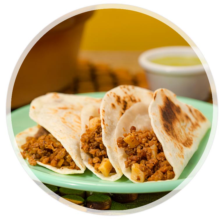 Tortillas El Avión - Tacos de Picadillo